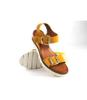 Sandale femme CO & SO ba022 moutarde