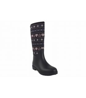 KELARA Dame Regenstiefel k01108 schwarz