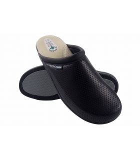 Herrenschuh BIENVE 31 anatomischer Clog blau