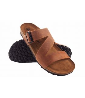 Sandália masculina INTER BIOS 9553 em couro