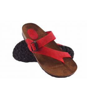 Sandale femme rouge INTER BIOS 7119