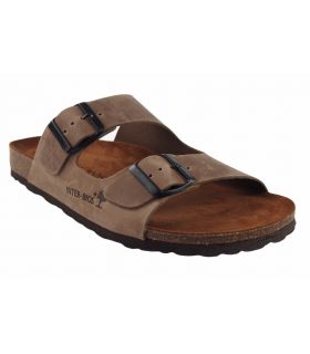 Sandália masculina INTER BIOS 9560 taupe