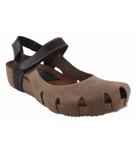 Sapato feminino INTER BIOS 5326 na cor taupe