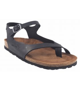 sandale noire pour femme INTER BIOS 7164