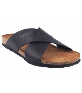 Sandália masculina preta...