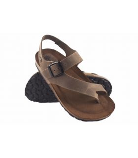sandale femme taupe INTER BIOS 7162