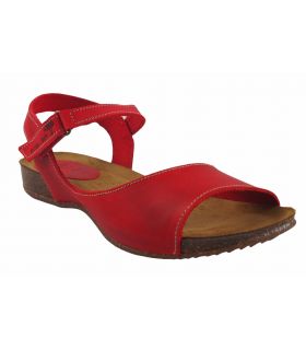 sandale rouge pour femme INTER BIOS 4458