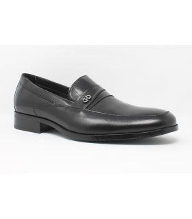 Chaussures noires pour hommes BAERCHI 4687
