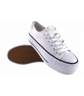 BIENVE abx026 weißes Canvas für Damen