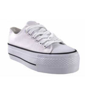 BIENVE abx026 weißes Canvas für Damen