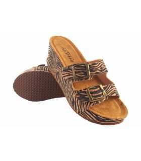 Sandale femme ISTERIA 21046 couleur ZEBRA
