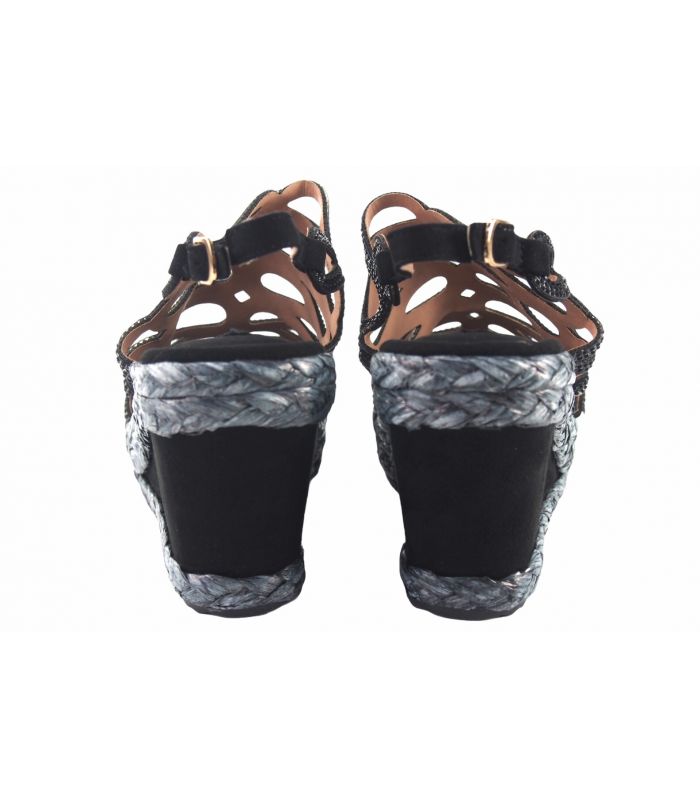 Sandale femme noire BEBY 19063 Sandale femme noire BEBY 19063