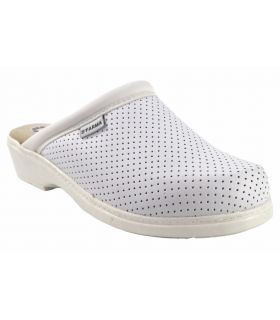 BIENVE 22 Chaussure femme, sabot anatomique blanc