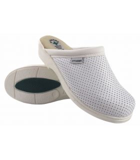 BIENVE 22, sapato feminino, tamanco anatômico branco