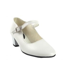 Sapato flamenco BIENVE - tira branca