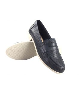 DESIREE Mokka 9 blauer Damenschuh