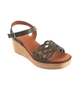 Sandalia señora EVA FRUTOS 2595 kaki
