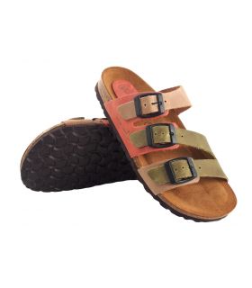 sandale femme kaki INTER BIOS 7213