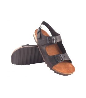 INTER BIOS 9567-sm braune Herrensandale