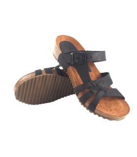 Sandale femme noire INTER BIOS 5379