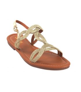 Sandale dame LA PUSH 5506 platine