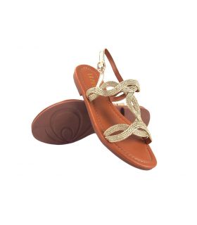 Sandale dame LA PUSH 5506 platine