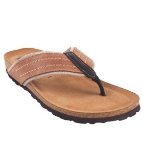 Sandália masculina INTER BIOS 9521 em couro