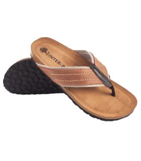 Sandália masculina INTER BIOS 9521 em couro