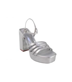 Zapato señora BIENVE 1a-1740 plata