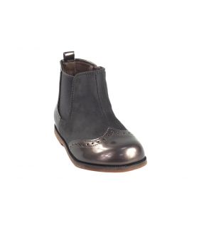 BUBBLE BOBBLE a1775 grauer Mädchenstiefel