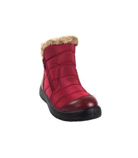 VICMART 618 bottine femme bordeaux