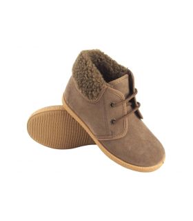 TOKOLATE 2192 taupefarbener Jungenstiefel