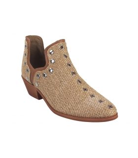 BIENVE m3010 beige Damen-Ankle-Boots
