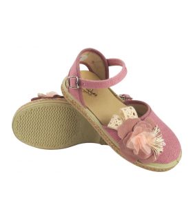 VULPEQUES 1001-lc/3 Lachsfarbener Mädchenschuh