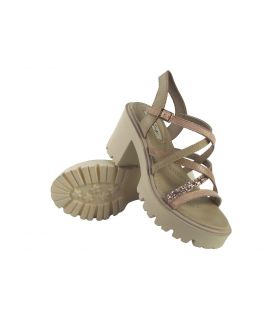 Damensandale MUSTANG 52991 beige