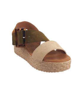 Damensandale EVA FRUTOS 718 beige