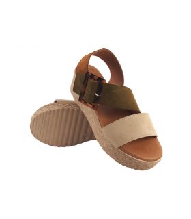 Damensandale EVA FRUTOS 718 beige