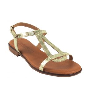 Sandalia señora EVA FRUTOS 3011 oro