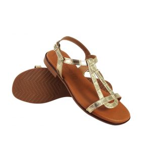 Sandalia señora EVA FRUTOS 3011 oro