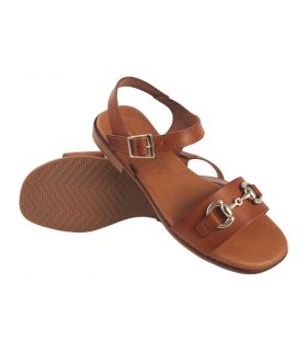 Sandalia señora EVA FRUTOS 3085 cuero
