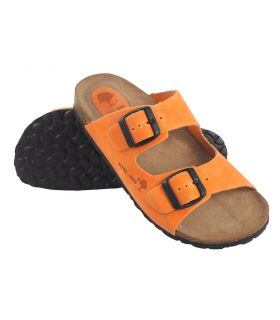 sandale femme orange INTER BIOS 7206