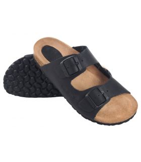 Sandália feminina preta INTER BIOS 7206