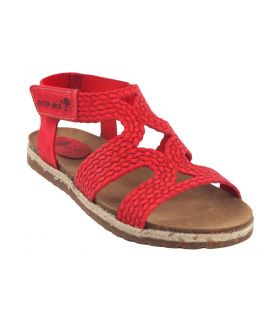 sandale rouge pour femme INTER BIOS 2200