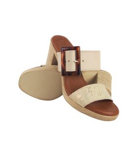 Damensandale EVA FRUTOS 941 beige