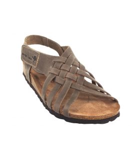 sandale femme taupe INTER BIOS 7203