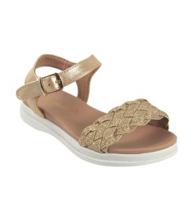 Sandale fille BUBBLE BOBBLE c639 or