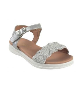 Mädchensandale BUBBLE BOBBLE c639 silber