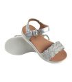 Sandalia niña BUBBLE BOBBLE c639 plata