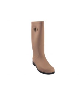 BIENVE bottes en caoutchouc pour femme hd1547 beige