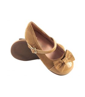 BUBBLE BOBBLE a3163 taupe Mädchenschuh